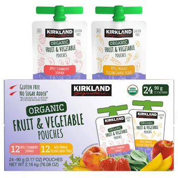 Kirkland Signature Organic Fruit Pouches