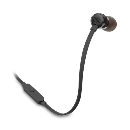 T Series T110 In Ear Wired Headphones - AUX - Black